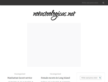 Tablet Screenshot of notasteologicas.net